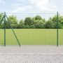 Tvora su stulpais Žalia 1,4 x 10 m Plienas ir PVC