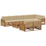 Lauko sofos komplektas su pagalve 9 pcs