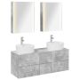 Vonios baldų rinkinys 5 pcs Betono pilka