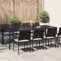 Sodo stalas Ruda 250 x 100 x 75 cm poliratanas