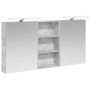 Vonios spintos komplektas su lentyna 3 pcs 140 x 14,5 x 70 cm