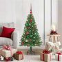 Dirbtinė Kalėdų eglutė Žalia 120 cm PVC ir Plienas ir Plastikas