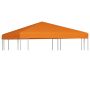 Viršutinis pavėsinės uždangalas, oranžinis, 310 g/m², 3x3m