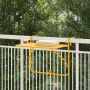 Kabantis balkono stalas Geltona 60 x 39 x 65 cm Plienas