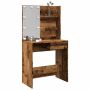 tualetinis staliukas su LED Old Wood 74,5x40x141 cm