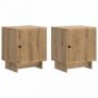 Šalia lovos spintelė 2 pcs Artisano ąžuolo 43 x 34,5 x 50 cm