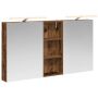 Vonios spintos komplektas su lentyna 3 pcs 130 x 14,5 x 70 cm