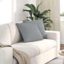 Sofa Pagalvės 2 pcs Šviesiai pilka 45 x 45 cm audinys