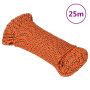 Valties virvė, oranžinės spalvos, 3mm, 25m, polipropilenas