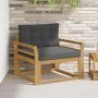 Lauko Vidurinis Sofa Poliesteris Balta