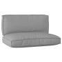 Pallet pagalvių rinkinys 2 pcs Pilka Oksfordo audinys