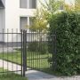 Tvora vartai HORST 100 x 125 cm Metalas Juoda Užrakintas