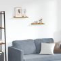 Sieninė lentyna 2 pcs Smėlio 40 x 9 x 3 cm Apdirbta mediena