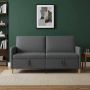 Sofa su saugojimo vieta Tamsiai pilka 172 x 78 x 87 cm