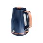 TEFAL Kettle | KO251430 | Electric | 2400 W | 1.7 L | Plastic | 360° rotational base | Blue