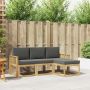 Lauko sofos komplektas 4 pcs