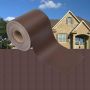 Privatumo suteikianti sodo pertvara, ruda, 70x0,19m, PVC