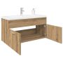 kriauklės spintelė su įmontuotu baseinu Artisan Oak