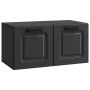 Sieninė TV spintelė Juoda 59,5 x 31 x 30 cm Apdirbta mediena