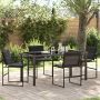 Sodo valgomojo komplektas 5 pcs Juoda