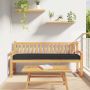 Pallet pagalvių rinkinys 2 pcs Juoda 200 x 40 x 8 cm