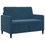 Sofa su saugojimo vieta Mėlyna 122 x 78 x 87 cm Poliesteris