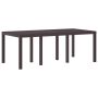 Sodo stalas Ruda 200 x 100 x 73 cm poliratanas