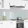 Virtuvės užpakalinė plokštė 2 pcs Balta 90 x 50 cm