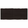Stalviršis, tamsiai ruda, 140x60x(2-4) cm, medienos masyvas