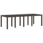Sodo stalas Ruda 250 x 100 x 73 cm poliratanas