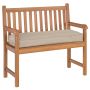 Pagalvėlė Taupe 110 x 40 x 8 cm Oksfordo audinys