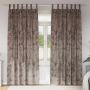 Aksominio tipo užuolaidos 2 pcs Kapučino 260 x 140 cm Aksomas