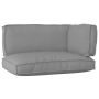 Pallet pagalvių rinkinys 3 pcs Pilka Oksfordo audinys