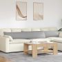Sofa Pagalvės 2 pcs Debesų pilka 200 x 40 cm audinys