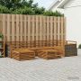 Lauko sofos komplektas 7 pcs Natūrali