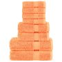 Rankšluosčių rinkinys SOLUND, 8vnt., oranžiniai, 600g/m²