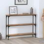 Konsolinis stalas su lentyna Sena mediena 100 x 22,5 x 75 cm