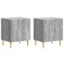 Naktinis staliukas 2 pcs Pilka Sonoma 43 x 34,5 x 50 cm