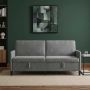 Sofa su saugojimo vieta Tamsiai pilka 192 x 78 x 87 cm