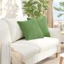 Sofa Pagalvės 2 pcs Šviesiai žalia 45 x 45 cm