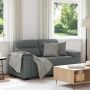 Dvivietė sofa, tamsiai pilka, 160x81x84 cm, audinys