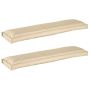 Pallet pagalvių rinkinys 2 pcs Smėlio 150 x 40 x 8 cm