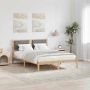 Lovos rėmas Taupe 140 x 200 cm Kietos pušies mediena