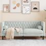 Sofa Šviesiai pilka 174 x 74,5 x 70,5 cm Aksomas