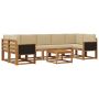 Lauko sofos komplektas su pagalve 6 pcs