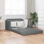Sofa lova 110cm Tamsiai pilka audinys
