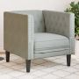 Sofa Šviesiai pilka 74,5 x 71 x 70,5 cm Aksomas