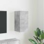 TV sieninė spintelė Betoninė 30 x 31 x 60 cm Apdirbta mediena