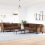 Svetainės sofa 2 vnt. Ruda audinys