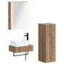 Vonios baldų rinkinys 4 pcs Artisano ąžuolo